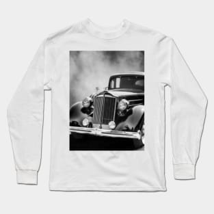 Packard Classic Car Black And White photograph Long Sleeve T-Shirt